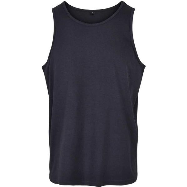 Costruisci Il Tuo Marchio - Top Senza Maniche "Basic"" Per Uomo RW8527 (3XL) (Blu Marino)"-image