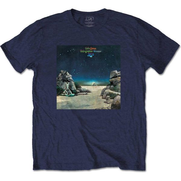 Sì - Maglietta "Oceani Topografici"" Per Uomo/Donna Unisex RO2811 (L) (Blu Navy)"-image
