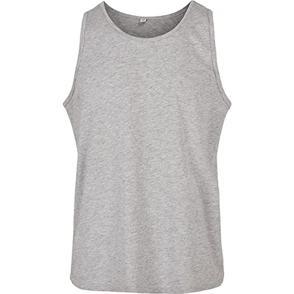 Costruisci Il Tuo Marchio - Top Senza Maniche "Basic"" Da Uomo RW8527 (5XL) (Grigio Screziato)"-image