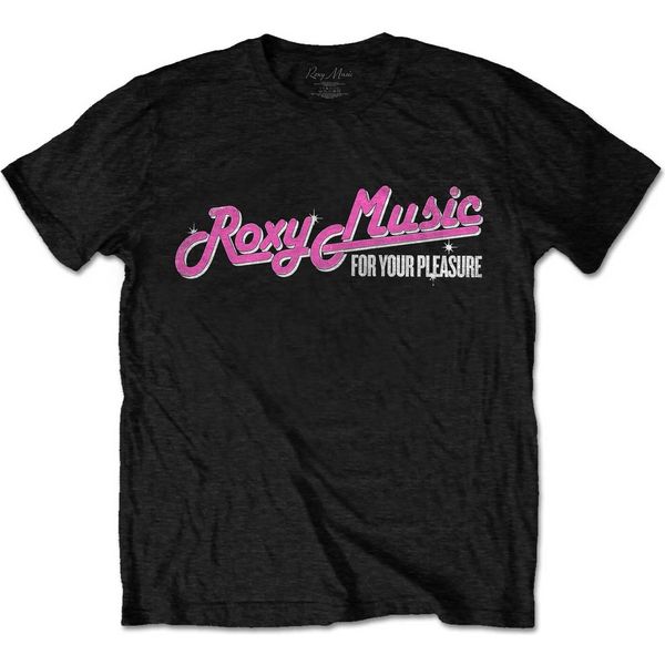 Roxy Music - Maglietta "For Your Pleasure Tour"" Per Uomo/Donna Unisex RO2816 (Xxl) (Nero)"-image