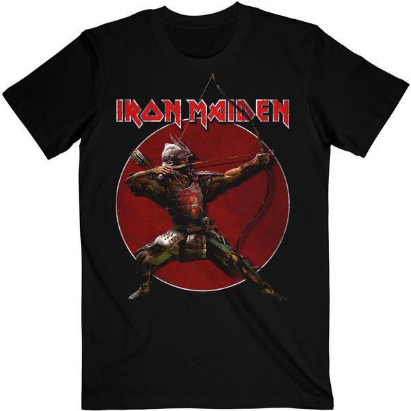 Iron Maiden - Maglietta "Senjutsu Eddie Archer"" Per Uomo/Donna Unisex RO2935 (M) (Nero/Rosso)"-image