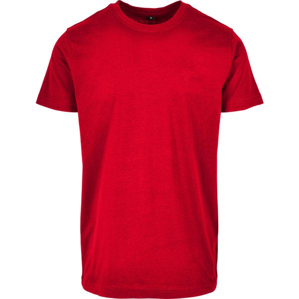Build Your Brand - T-Shirt Girocollo "Basic"" Da Uomo RW8520 (3XL) (Rosso Città)"-image