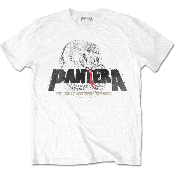 Pantera - Maglietta Logo Per Uomo/Donna Unisex RO2870 (Xl) (Bianco)-image