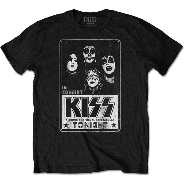 Kiss - Maglietta "Tonight"" Per Uomo/Donna Unisex RO2871 (Xxl) (Nero)"-image
