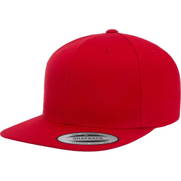 Yupoong Flexfit Classic 5 Panel Baseball Cap RW4164 (Taglia Unica) (Rosso)-image