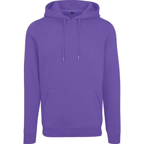 Felpa Con Cappuccio Build Your Brand Uomo RW5681 (S) (Ultraviolet)-image