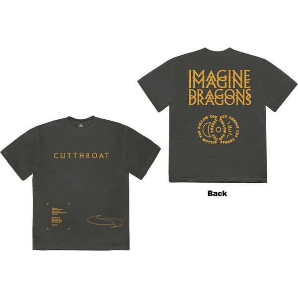 Imagine Dragons - Maglietta "Cutthroat"" Per Uomo/Donna Unisex RO3383 (M) (Antracite)"-image