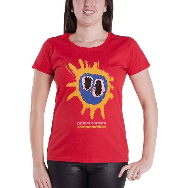 Primal Scream - Maglietta "Screamadelica"" Per Donne RO2988 (S) (Rot)"-image