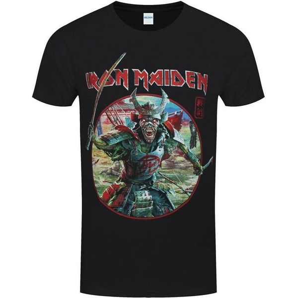 Iron Maiden - Maglietta "Senjutsu Eddie Warrior"" Per Uomo/Donna Unisex RO3100 (S) (Nero)"-image