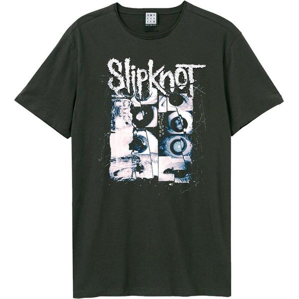 Amplified - Maglietta "Eyes"" Per Uomo/Donna Unisex GD1016 (3XL) (Charcoal)"-image