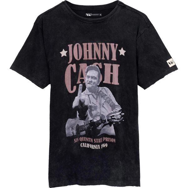 Johnny Cash - Maglietta "State Prison"" Per Uomo/Donna Unisex NS6991 (Xxl) (Nero)"-image