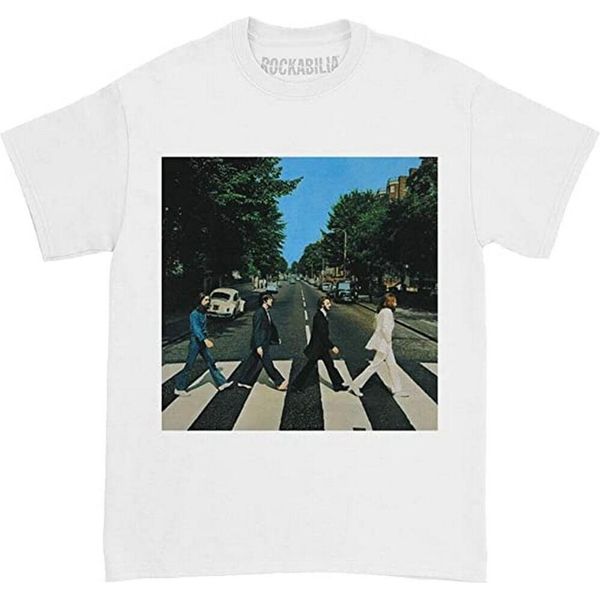 The Beatles - Maglietta Da Uomo/Donna Unisex RO1592 (M) (Bianco)-image