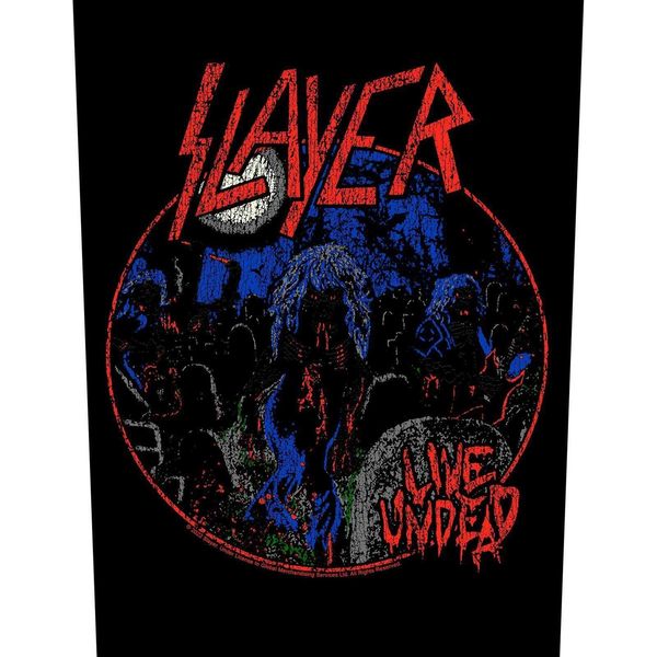 Slayer - Toppa "Live Undead"" RO3289 (Taglia Unica) (Nero/Blu/Rosso)"-image
