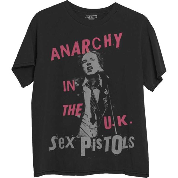Sex Pistols - Maglietta "Anarchy In The Uk"" Per Uomo/Donna Unisex RO3375 (Xxl) (Nero)"-image