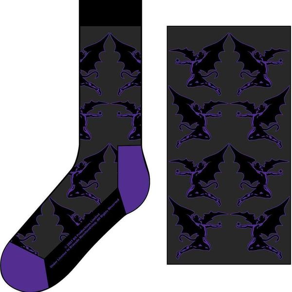 Black Sabbath - Calze Alla Caviglia Per Uomo/Donna Unisex RO3452 (40,5 Eu - 45,5 Eu) (Nero/Viola)-image