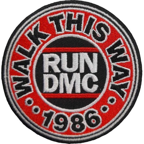 Run Dmc - Toppa Da Stirare "Walk This Way"" - Cotone RO3541 (Taglia Unica) (Nero/Rosso)"-image