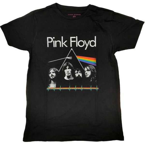 Pink Floyd - Maglietta "Dark Side Of The Moon Band & Pulse"" Per Uomo/Donna Unisex RO3622 (Xxl) (Nero)"-image