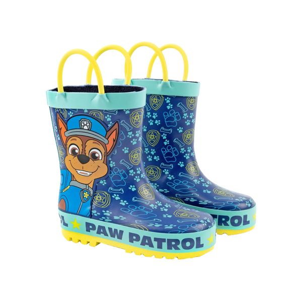 Paw Patrol - Stivali Di Gomma Per Bambini NS7087 (23 Eu) (Blu/Giallo)-image