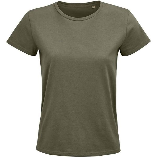 Sols - T-Shirt "Pioneer"" In Cotonelogico Da Donna PC5342 (S) (Khaki)"-image