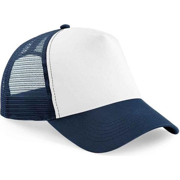 Beechfield - Cappello Trucker Per Bambini PC5325 (Taglia Unica) (Blu Scuro/Bianco)-image