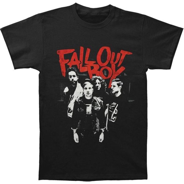 Fall Out Boy - Maglietta "Punk Scratch"" Per Uomo/Donna Unisex RO3258 (L) (Nero)"-image
