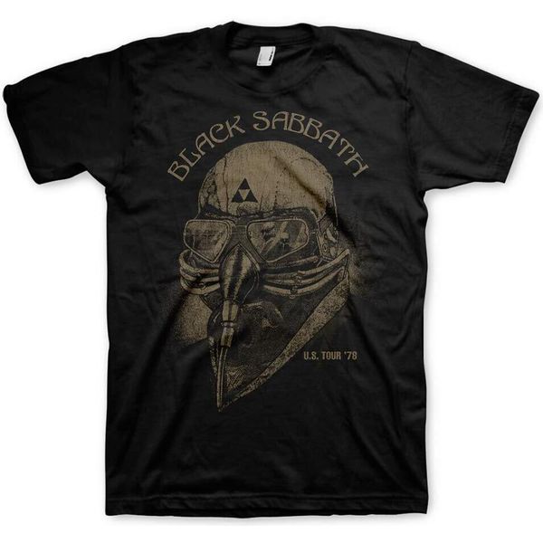 Black Sabbath - Maglietta "Us Tour 1978"" Per Uomo/Donna Unisex RO3328 (4XL) (Nero)"-image
