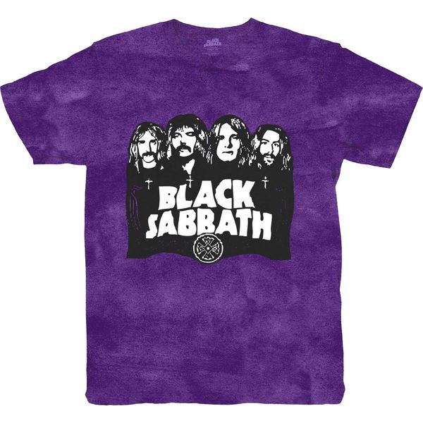 Black Sabbath - Maglietta Logo Per Uomo/Donna Unisex RO3225 (S) (Viola)-image