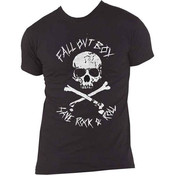 Fall Out Boy - Maglietta "Save Rock And Roll"" Per Uomo/Donna Unisex RO3579 (L) (Nero)"-image