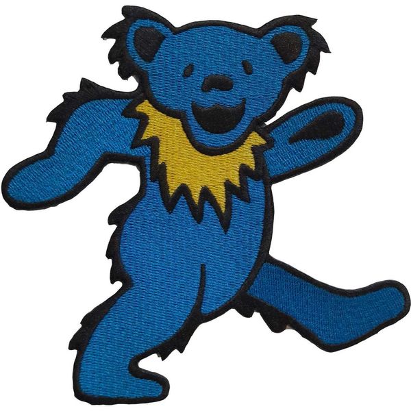 Grateful Dead - Orsi Danzanti - Toppa Da Stirare - Cotone RO3863 (Taglia Unica) (Blu)-image
