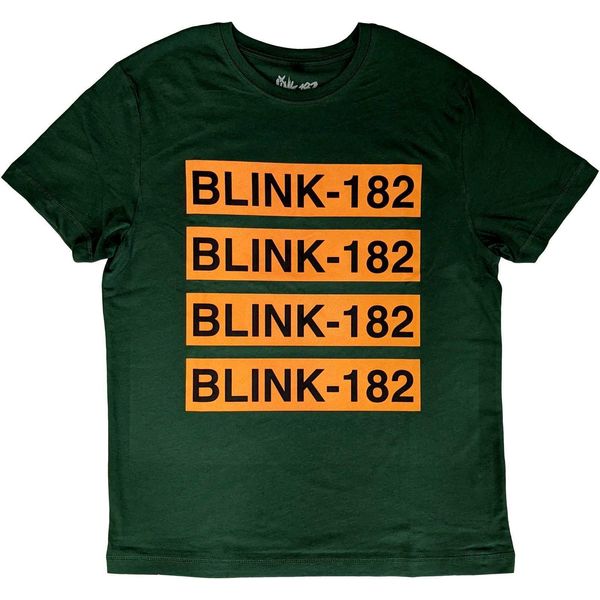 Blink 182 - Maglietta Da Uomo/Donna Unisex RO3955 (Xl) (Verde)-image
