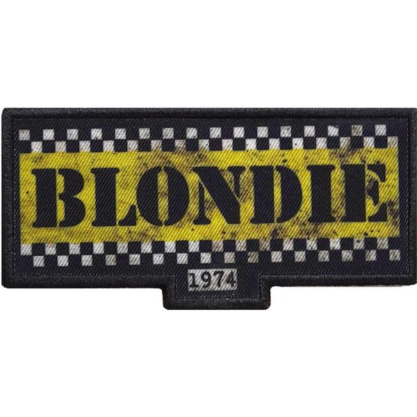 Blondie - Taxi - Toppa Da Stirare RO3981 (Taglia Unica) (Giallo/Nero)-image