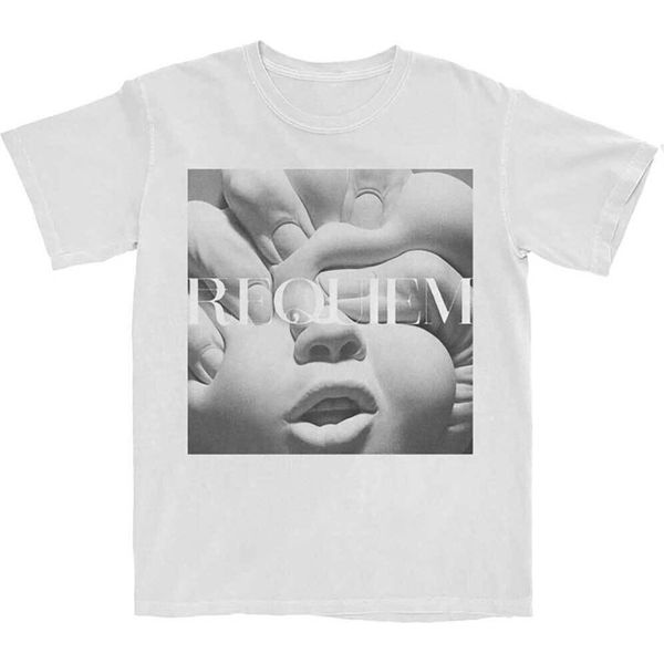 Korn - Maglietta "Requiem"" Per Uomo/Donna Unisex RO4000 (M) (Bianco)"-image