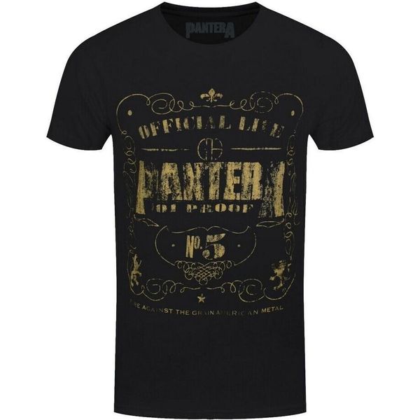 Pantera - Maglietta "101 Proof"" Per Uomo/Donna Unisex RO3845 (Xxl) (Nero)"-image