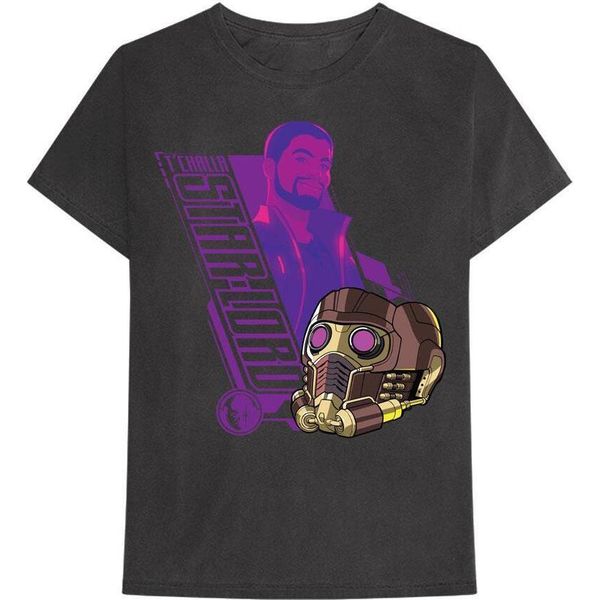 Marvel Comics - Maglietta "What If Star Lord"" Per Uomo/Donna Unisex RO4171 (S) (Nero)"-image