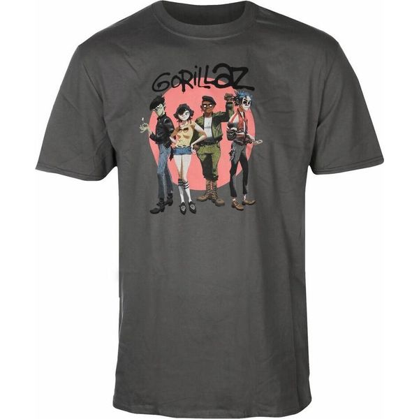 Gorillaz - Maglietta Da Uomo/Donna Unisex RO3995 (Xxl) (Antracite)-image