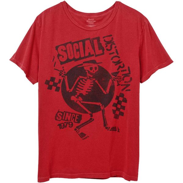 Social Distortion - Maglietta "Speakeasy"" Per Bambini/Ragazzi Unisex RO4284 (Xl) (Rot)"-image