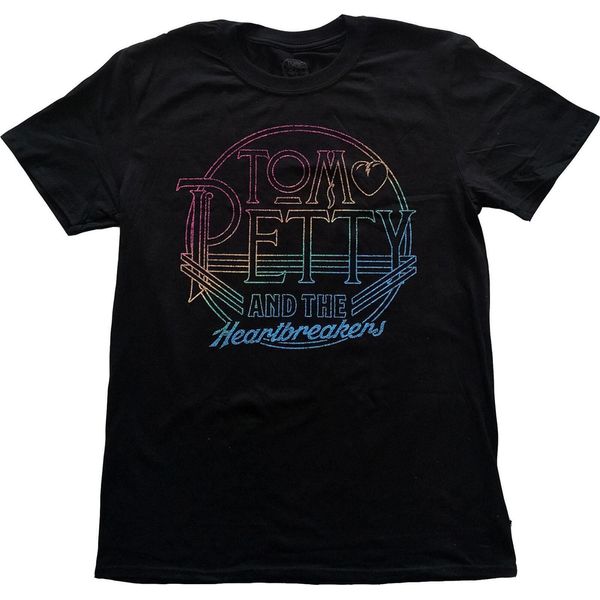 Tom Petty & The Heartbreakers - Maglietta Logo Per Uomo/Donna Unisex RO4493 (Xl) (Nero)-image