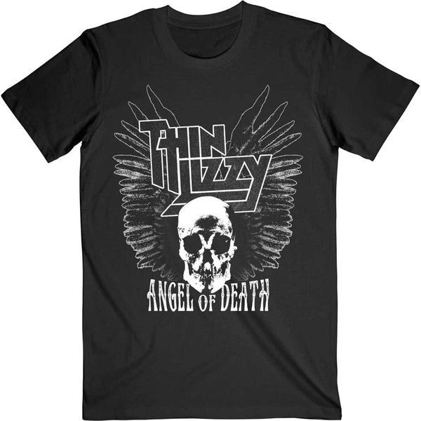 Thin Lizzy - Maglietta "Angel Of Death"" Per Uomo/Donna Unisex RO4460 (Xl) (Nero)"-image
