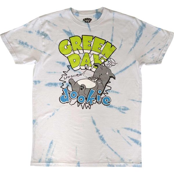 Green Day - Maglietta "Dookie Longview"" Per Uomo/Donna Unisex RO5627 (M) (Bianco)"-image