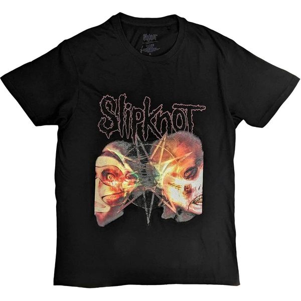Slipknot - Maglietta "2 Faces"" Per Uomo/Donna Unisex RO5652 (Xxl) (Nero)"-image