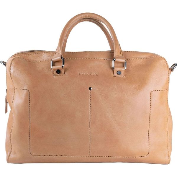 Harold's Pelle Borsa Da Ufficio Laptop Bag Con Scomparto Per Laptop Caugio Businessbag Camel Marrone Chiaro-image