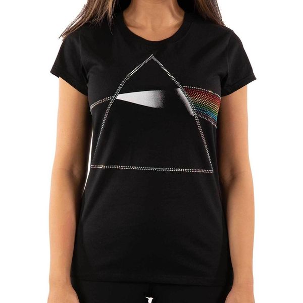 Pink Floyd - Maglietta "Dark Side Of The Moon"" Da Donna RO3791 (Xxl) (Nero)"-image