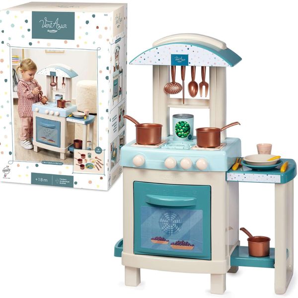 Cucina Ecologica Ecoiffier Azure Green Kitchen Cucina Da Gioco-image