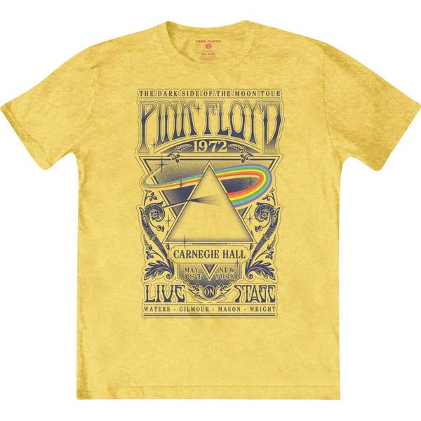 Pink Floyd - Maglietta "Carnegie Hall"" Per Bambini RO260 (146-152) (Giallo)"-image