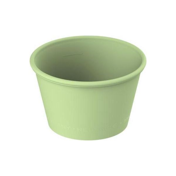 Piccola Ma Pratica: Tazza "Togo"" Da 0,1 Litri Nei Colori Nero, Marrone, Blu, Verde E Rosso - Per Gustare Il Caffè In Movimento Con Stile E Varietà. Perfetta Per Una Rapida Carica Di Energia! Verde Socievole"-image