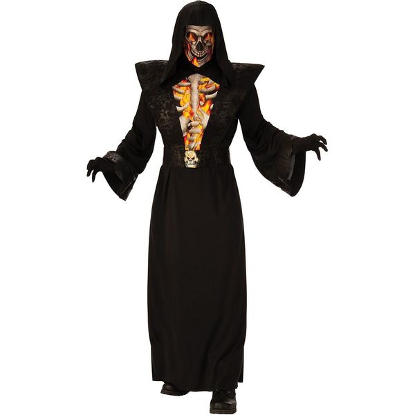 Bristol Novelty - Costume Da "Mietitore"" - Uomo BN4422 (Taglia Unica) (Nero/Bianco)"-image