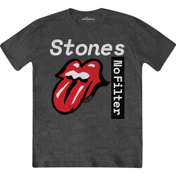 The Rolling Stones - Maglietta "No Filter"" Da Uomo/Donna Unisex RO230 (L) (Antracite)"-image