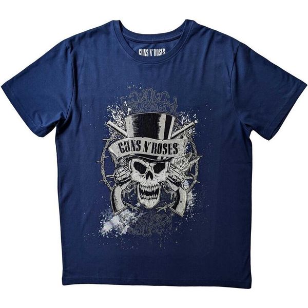 Guns N Roses - Maglietta "Faded Skull"" Per Uomo/Donna Unisex RO5310 (S) (Blu)"-image