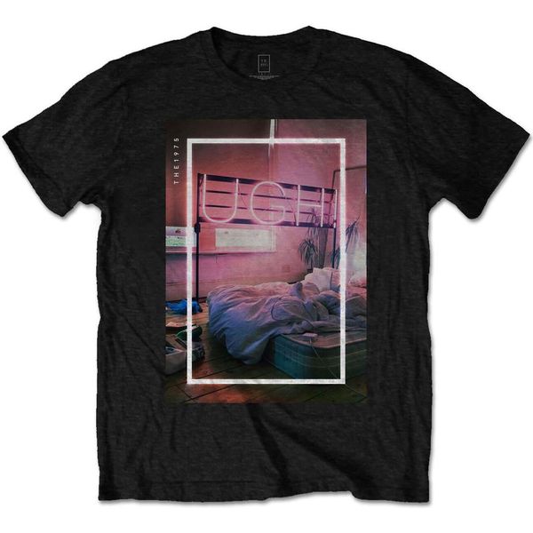 The 1975 - Maglietta "Ugh"" Per Uomo/Donna Unisex RO5280 (S) (Nero)"-image