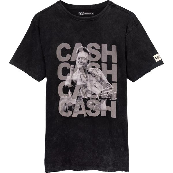 Johnny Cash - Maglietta Da Uomo/Donna Unisex NS7161 (Xxl) (Nero)-image